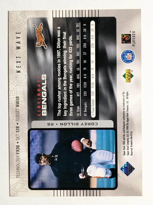 1998 UD3 #38 Corey Dillon NE