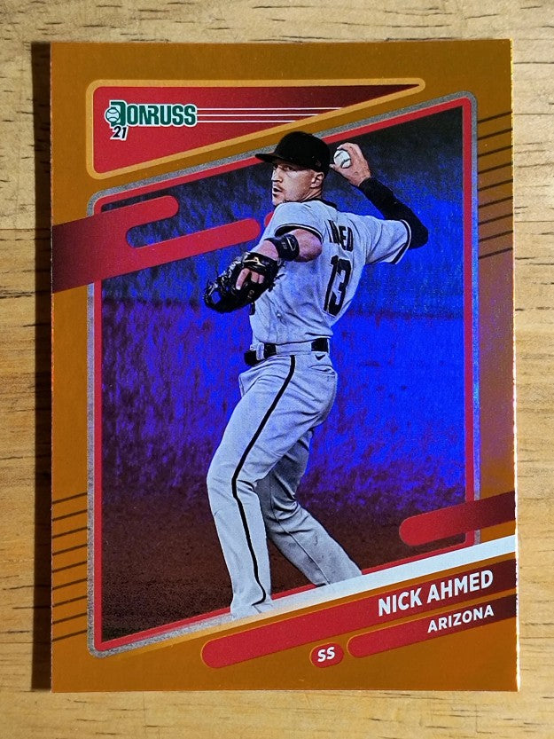 2021 Donruss Holo Orange #117 Nick Ahmed