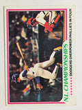 1978 Topps #412 NL Championships/Davey Lopes (VG)