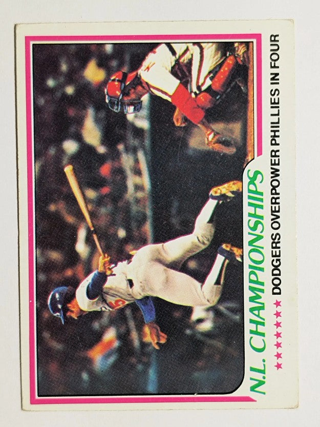 1978 Topps #412 NL Championships/Davey Lopes (VG)