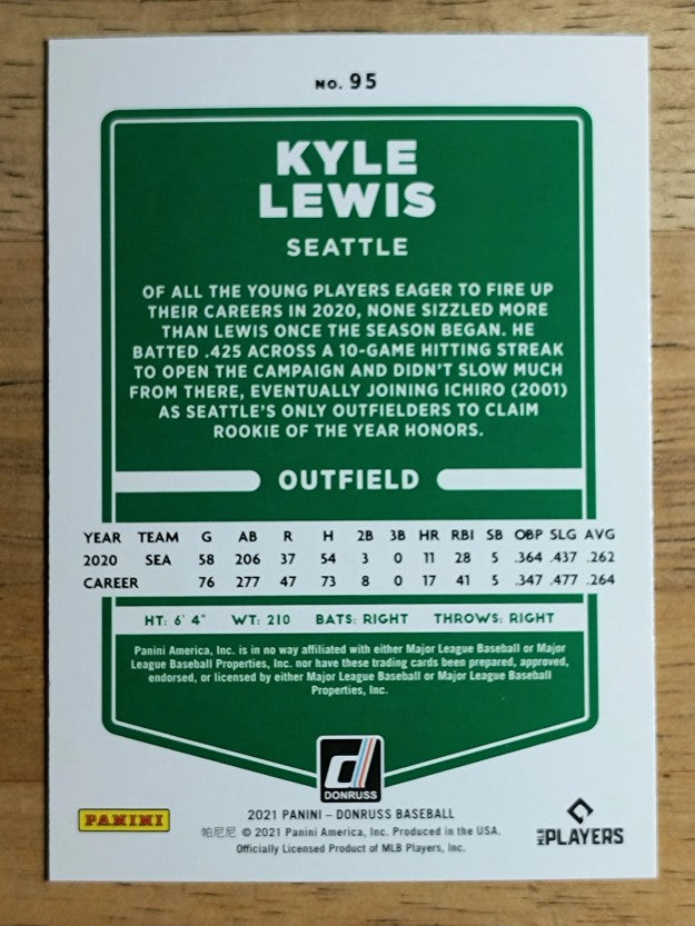 2021 Donruss #95 Kyle Lewis