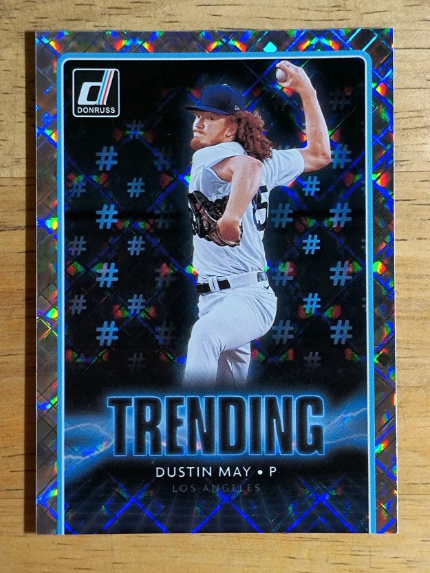 2021 Donruss Trending Diamond #10 Dustin May