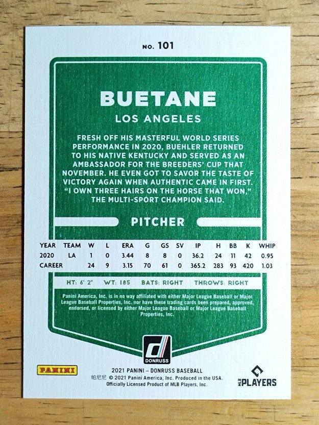 2021 Donruss Variations Independence Day #101 Walker Buehler