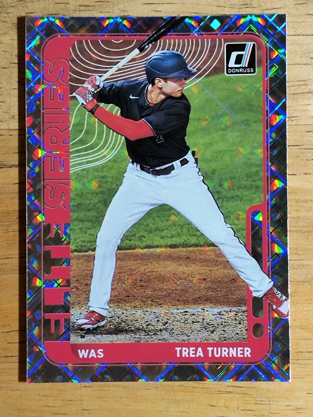 2021 Donruss Elite Series Diamond #8 Trea Turner