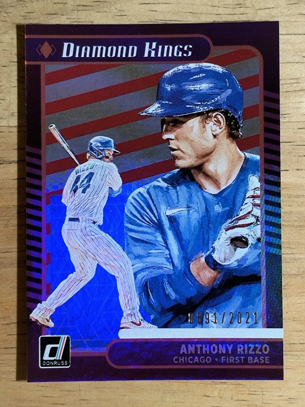 2021 Donruss Red #21 Anthony Rizzo DK