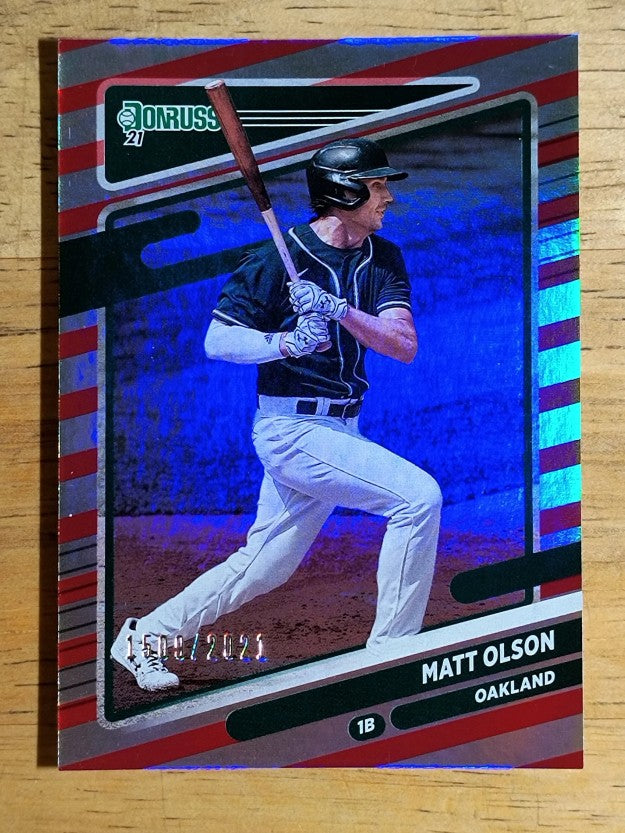 2021 Donruss Red #122 Matt Olson