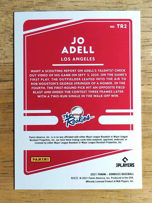 2021 Donruss The Rookies Diamond #2 Jo Adell