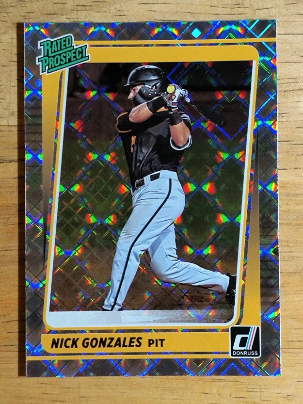 2021 Donruss Rated Prospects Diamond #6 Nick Gonzales