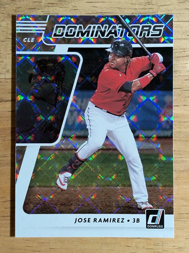 2021 Donruss Dominators Diamond #7 Jose Ramirez