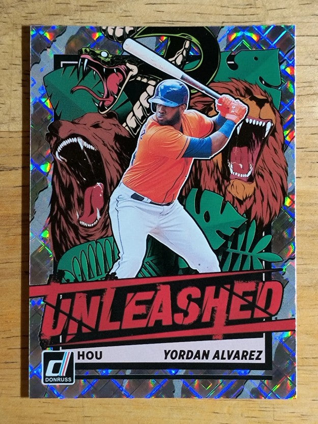 2021 Donruss Unleashed Diamond #1 Yordan Alvarez