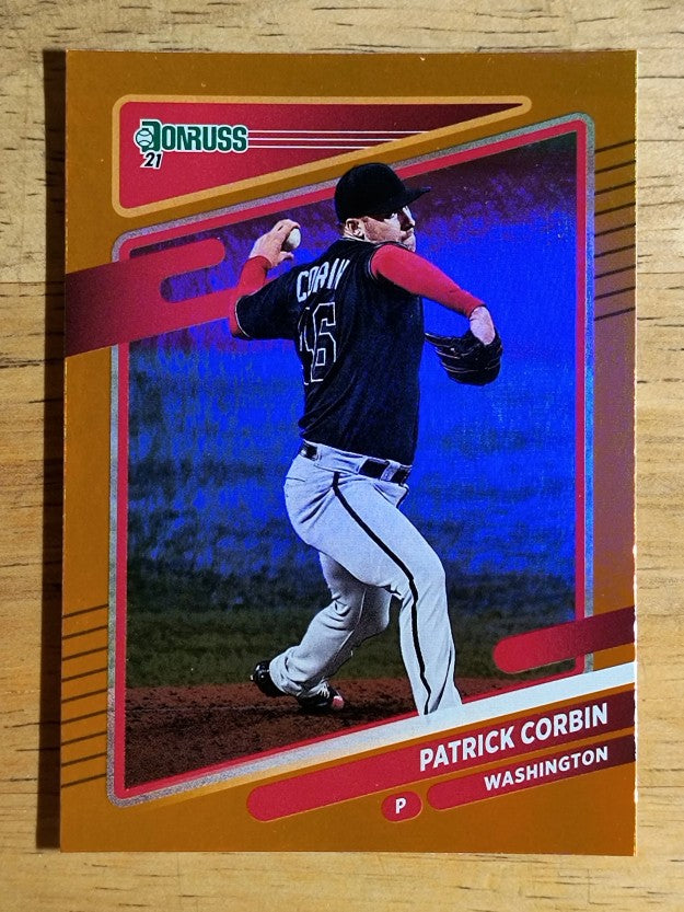2021 Donruss Holo Orange #160 Patrick Corbin