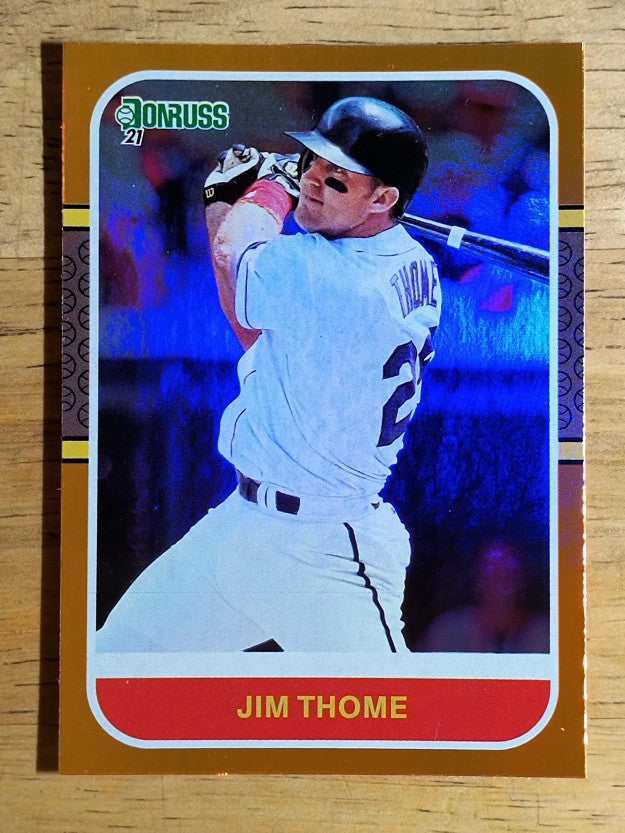 2021 Donruss Holo Orange #216 Jim Thome RETRO