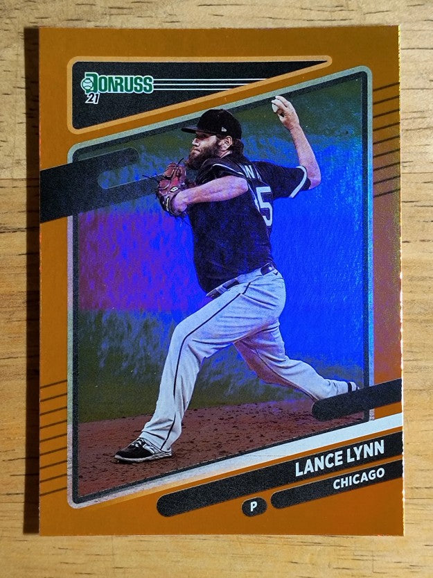 2021 Donruss Holo Orange #198 Lance Lynn