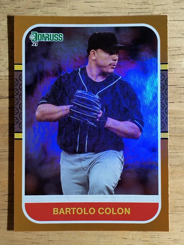 2021 Donruss Holo Orange #240 Bartolo Colon RETRO