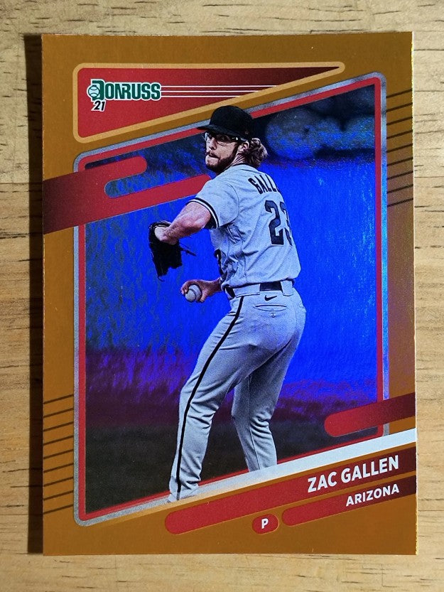 2021 Donruss Holo Orange #133 Zac Gallen