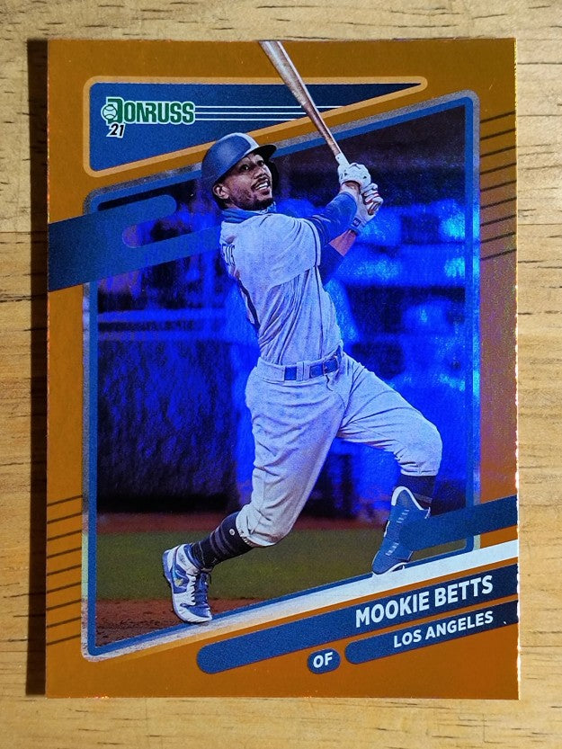 2021 Donruss Holo Orange #177 Mookie Betts