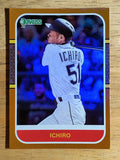 2021 Donruss Holo Orange #244 Ichiro Suzuki RETRO