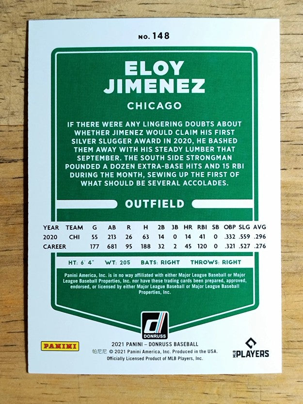 2021 Donruss Holo Orange #148 Eloy Jimenez
