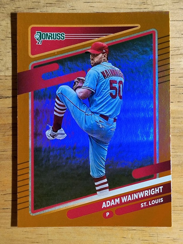 2021 Donruss Holo Orange #137 Adam Wainwright