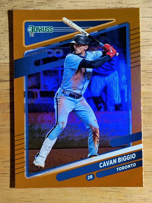 2021 Donruss Holo Orange #80 Cavan Biggio