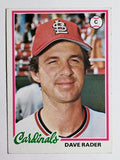 1978 Topps #563 Dave Rader (EX)