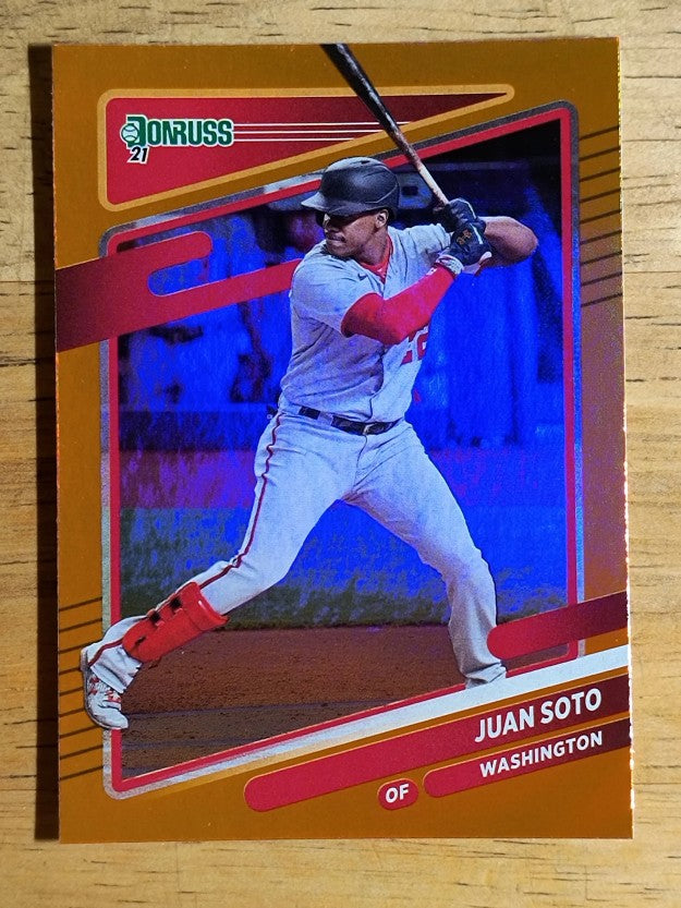 2021 Donruss Holo Orange #195 Juan Soto