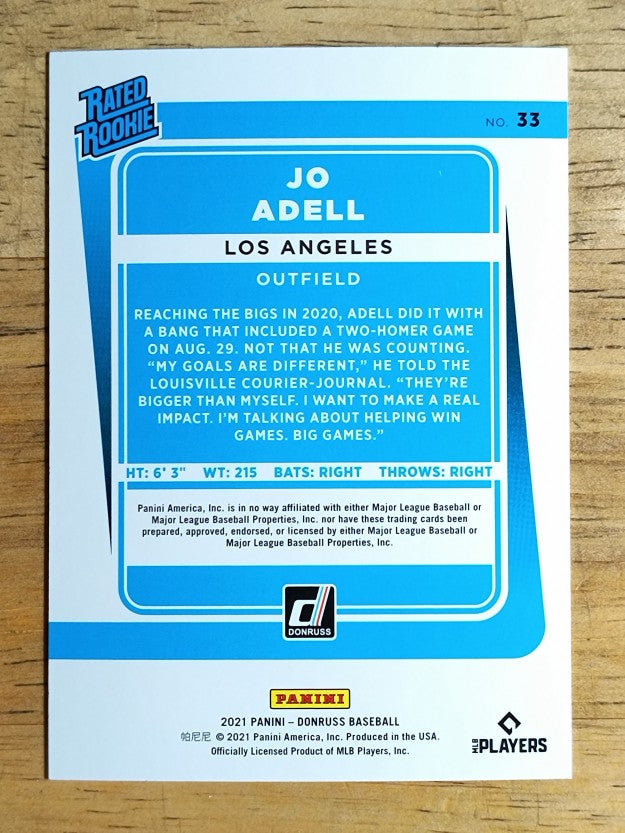 2021 Donruss #33 Jo Adell RR RC