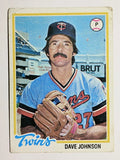 1978 Topps #627 David Johnson (GOOD)