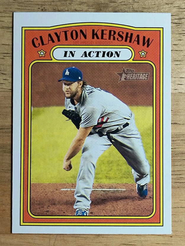 2021 Topps Heritage #38 Clayton Kershaw IA
