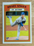 2021 Topps Heritage #130 Brady Singer IA