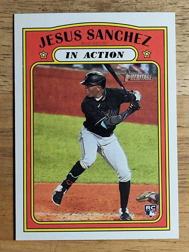 2021 Topps Heritage #312 Jesus Sanchez IA
