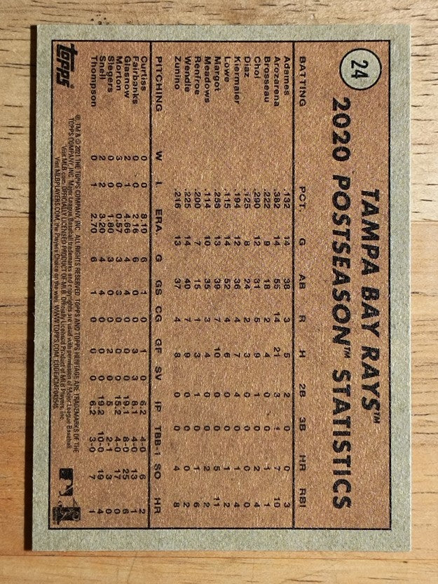 2021 Topps Heritage #24 Randy Arozarena PO HL