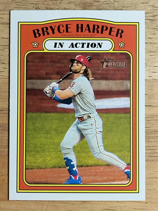 2021 Topps Heritage #14 Bryce Harper IA