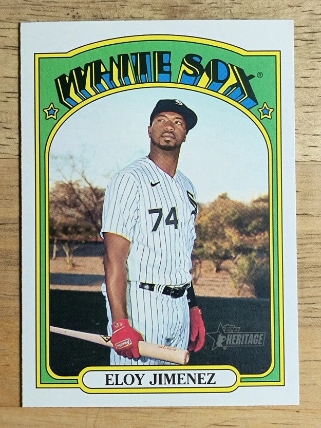 2021 Topps Heritage #191 Eloy Jimenez