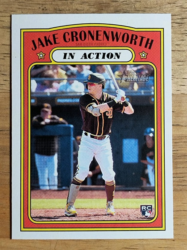 2021 Topps Heritage #20 Jake Cronenworth IA