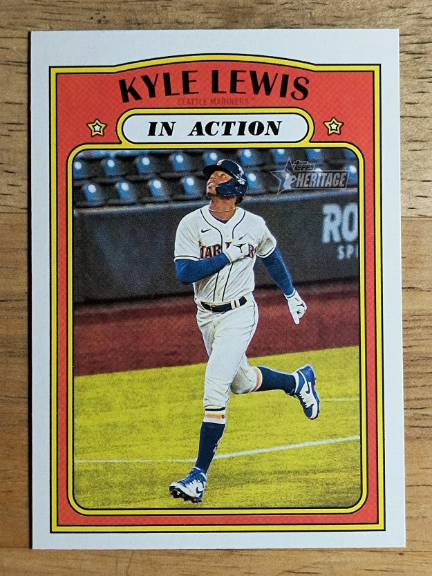2021 Topps Heritage #102 Kyle Lewis IA