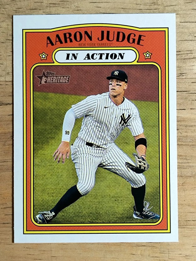 2021 Topps Heritage #122 Aaron Judge IA