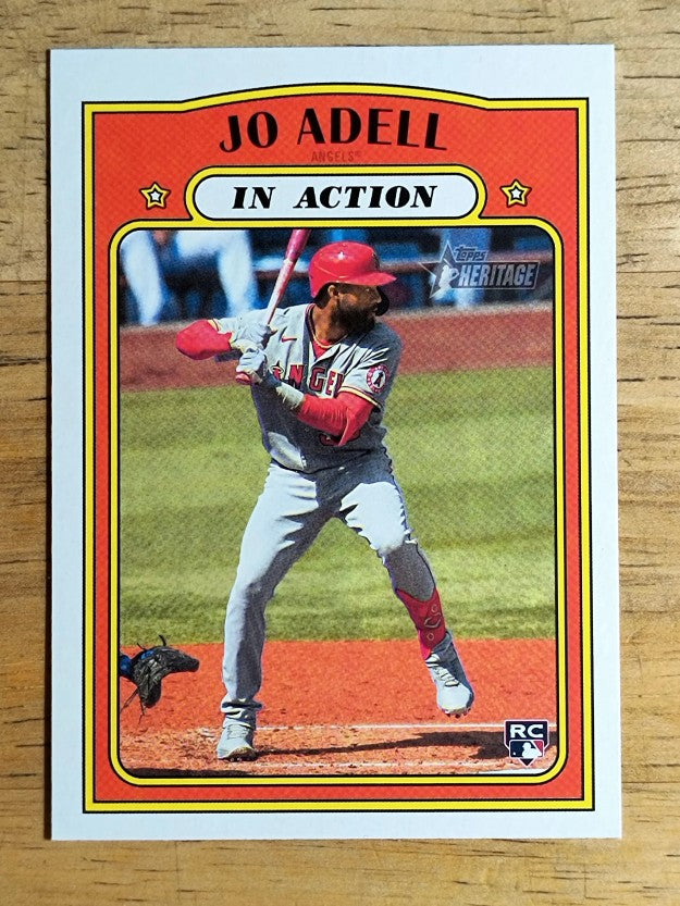 2021 Topps Heritage #188 Jo Adell IA