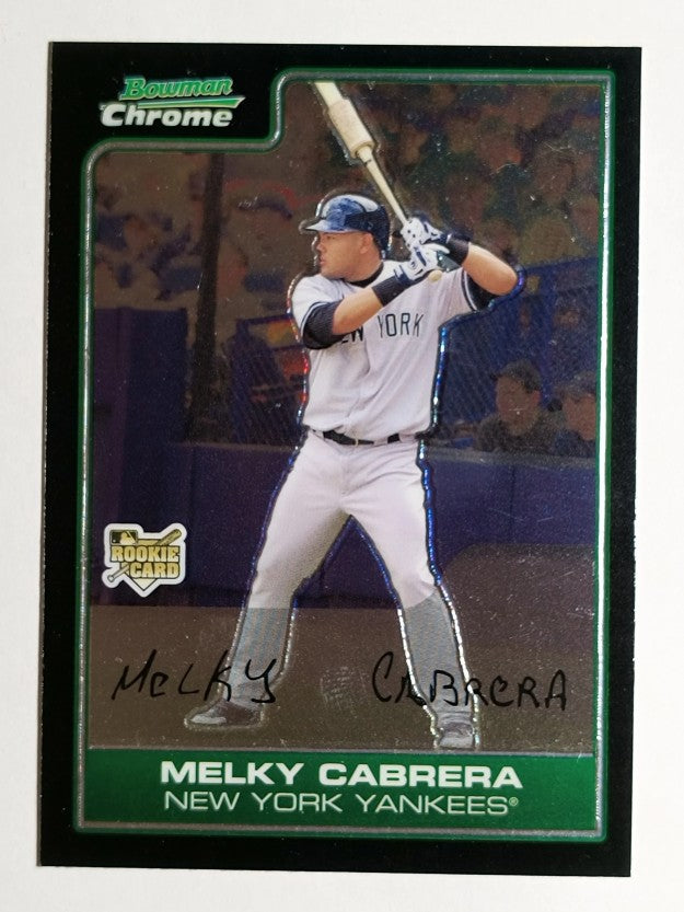 2006 Bowman Chrome Draft #5 Melky Cabrera