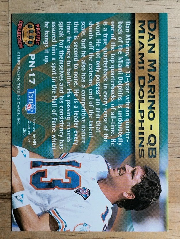 1995 Crown Royale Pride of the NFL #PN17 Dan Marino