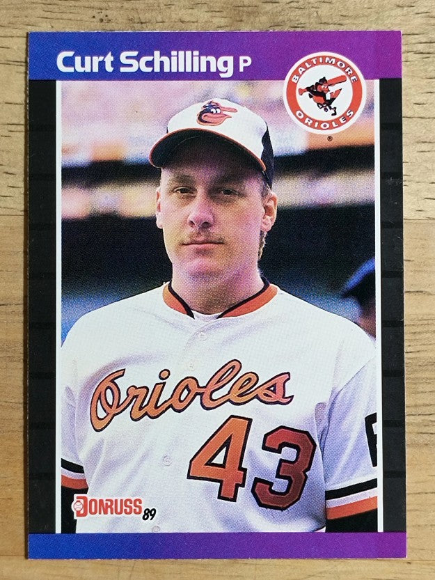 1989 Donruss #635 Curt Schilling DP RC (NM)