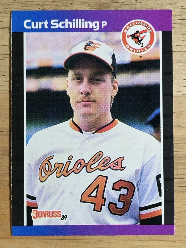 1989 Donruss #635 Curt Schilling DP RC (EXMT)
