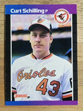1989 Donruss #635 Curt Schilling DP RC (EXMT)
