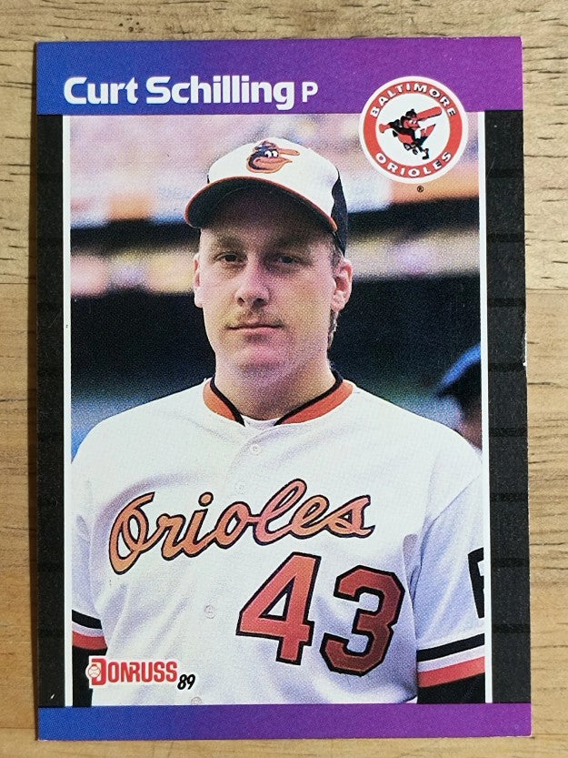 1989 Donruss #635 Curt Schilling DP RC (EXMT)