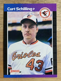 1989 Donruss #635 Curt Schilling DP RC (EXMT)