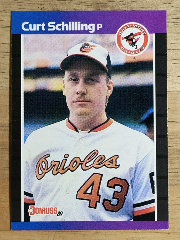 1989 Donruss #635 Curt Schilling DP RC (EXMT)