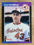 1989 Donruss #635 Curt Schilling DP RC (EXMT)