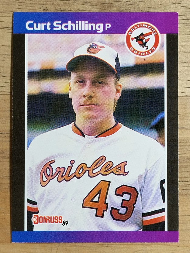 1989 Donruss #635 Curt Schilling DP RC (EXMT)