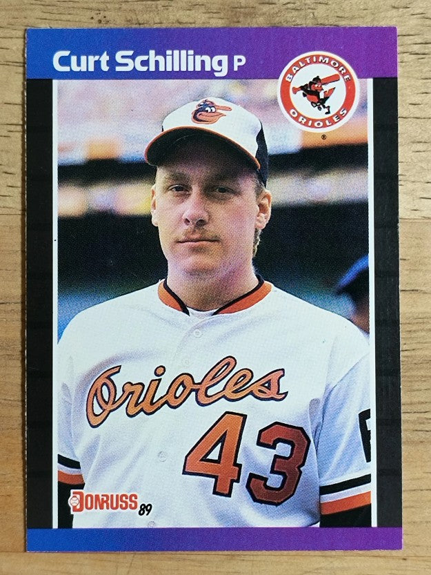 1989 Donruss #635 Curt Schilling DP RC (EXMT)