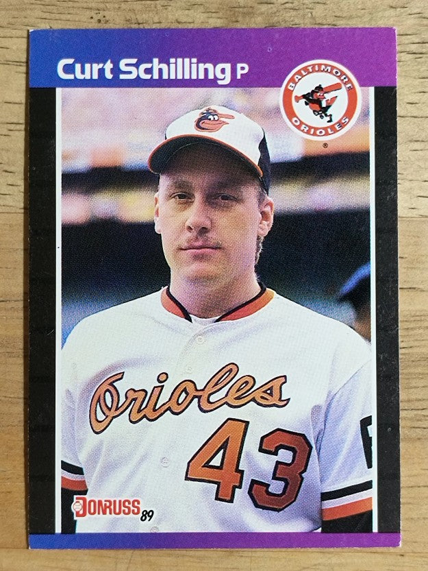 1989 Donruss #635 Curt Schilling DP RC (EX)